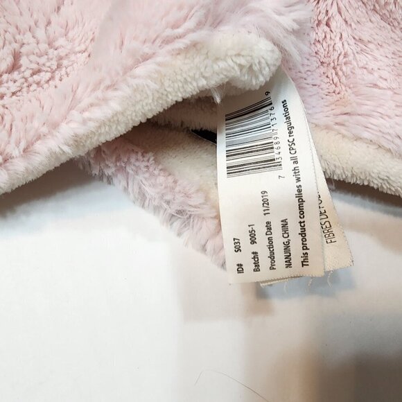 Kellytoy Sleeping unicorn pink plush lovey security blanket rattle toy - Picture 5 of 8